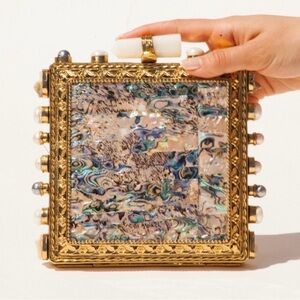 RAMLA Prestige Opal Gemstone with Brass base and Chain